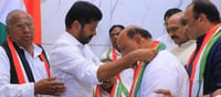 Quits Congress after few hours of Joining the party
